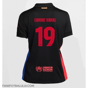 Barcelona Lamine Yamal #19 Tricou Fotbal Replică 2024-25 Femei Deplasare